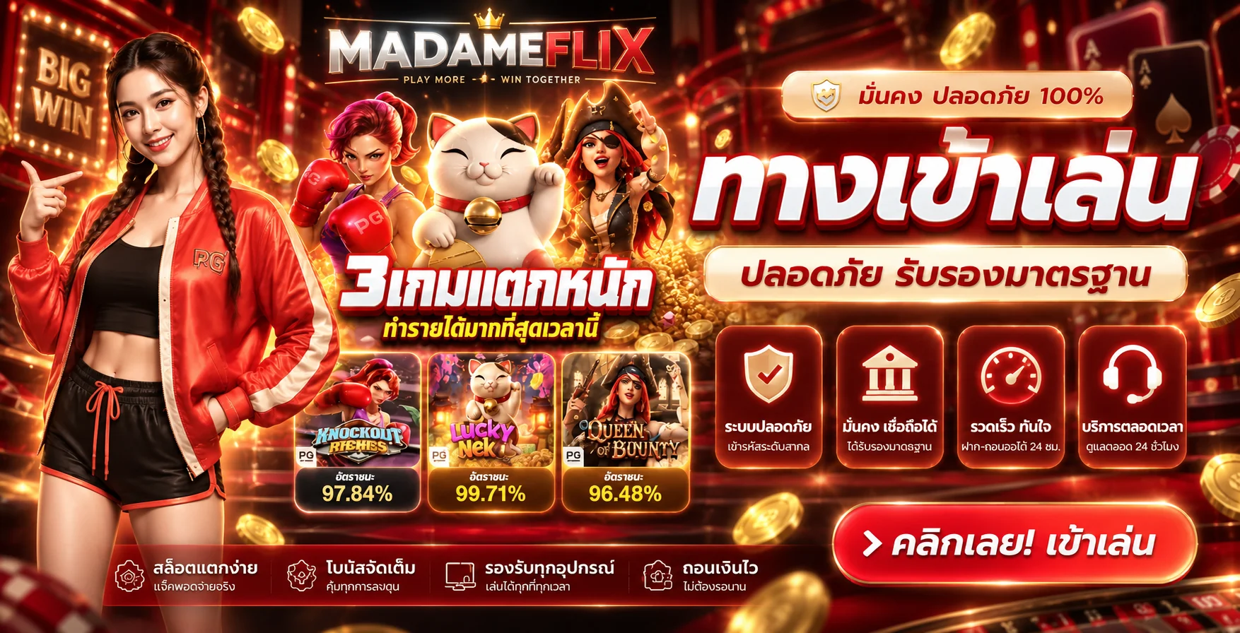 madameflix ทางเข้าเกมออนไลน์หลายหมวด